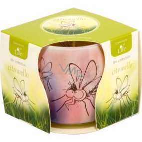 Essences of Life Citronella aromatic candle in glass 75 x 75 mm 100 g