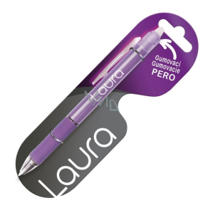 Nekupto Rubber pen with the name Laura