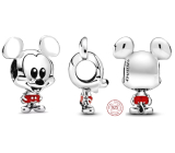 Charm Sterling silver 925 Disney Mickey Mouse, bead for bracelet