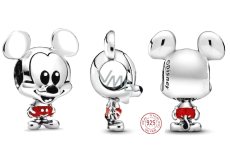 Charm Sterling silver 925 Disney Mickey Mouse, bead for bracelet