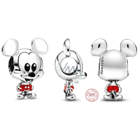 Charm Sterling silver 925 Disney Mickey Mouse, bead for bracelet
