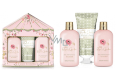 Baylis & Harding Rose, Poppy and Vanilla shower gel 300 ml + shower cream 300 ml + body lotion 200 ml, cosmetic set for women