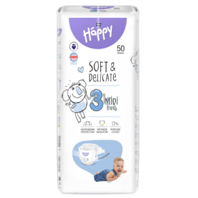 Bella Happy Midi 3 5 - 9 kg Baby Diaper Panties 50 Pieces