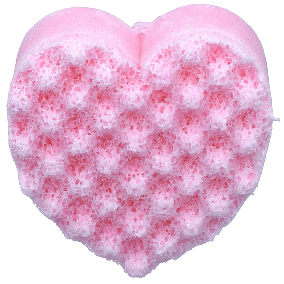 Bomb Cosmetics Rose and Oudh - Rose natural shower massage bath sponge with fragrance180 g