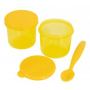 First Step Travel food set pink 2 bowls + spoon