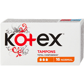 Kotex Normal tampons, 16 pcs