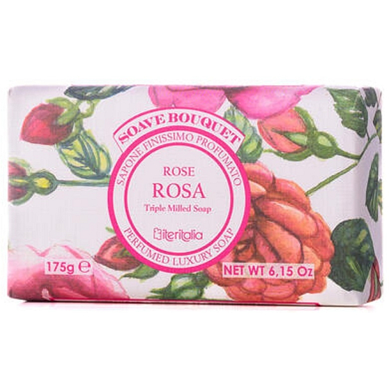 Iteritalia Rose Vegetable Toilet Soap 175 g