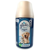 Glade Refreshing Air mazlíčci automatický osvěžovač vzduchu s vůní čistého prádla, chladivého vzduchu a konvalinky náhradní náplň sprej 269 ml