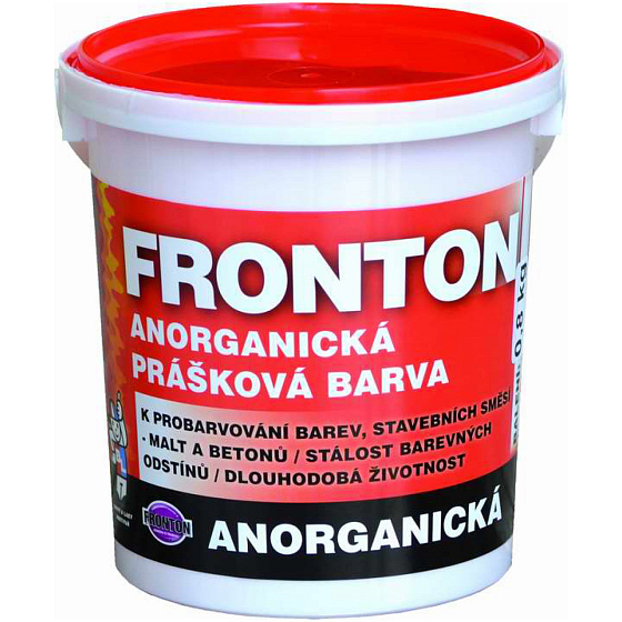 Fronton powdered color for building mixtures of mortars and concretes, 0610 light yellow, 800 g