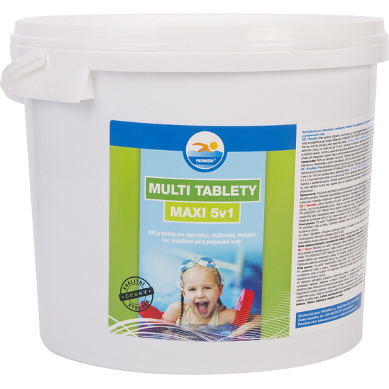 Probazen Multi tablets Maxi 5v1 multifunctional tablets for pools, 5 kg