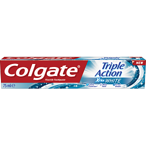 Colgate Triple Action Xtra White toothpaste, 75 ml Colgate Triple Action Xtra White toothpaste, 75 ml