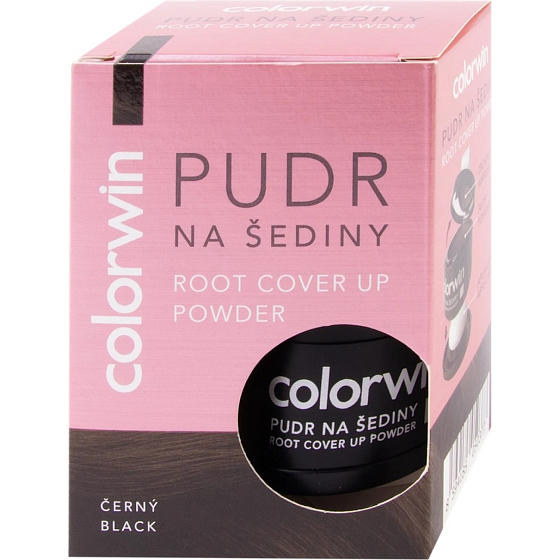 Colorwin grey hair powder and volumizer, black 3.2 g