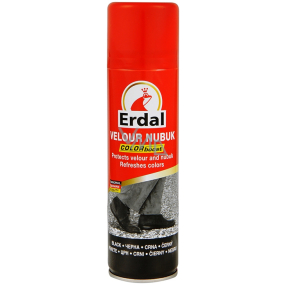 Erdal Brushed leather and suede Black spray 200 ml