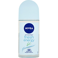 Nivea Fresh Energy Roll-On Antiperspirant, 50 ml
