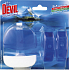 Dr. Devil 3v1 Polar Aqua liquid WC block, holder + refill 3× 55 ml