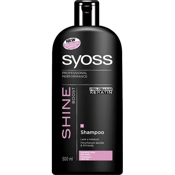 Syoss Shine Boost shampoo for normal and weakened hair 500 ml