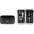 Kellermann 3 Swords Luxury manicure 6 pieces Articial Leather made of high quality artificial leather Black 7845 PN