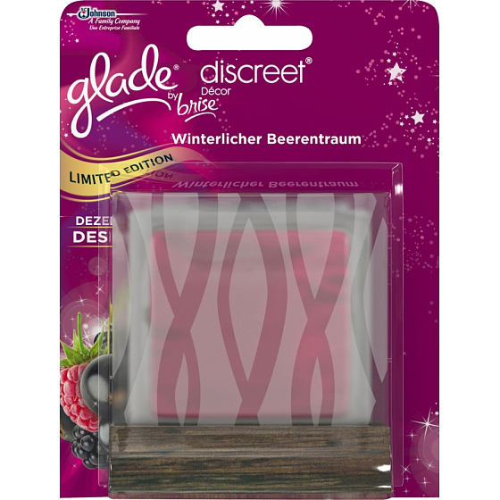 Glade Blackberry Frost Discreet Decor air freshener glass 12 g