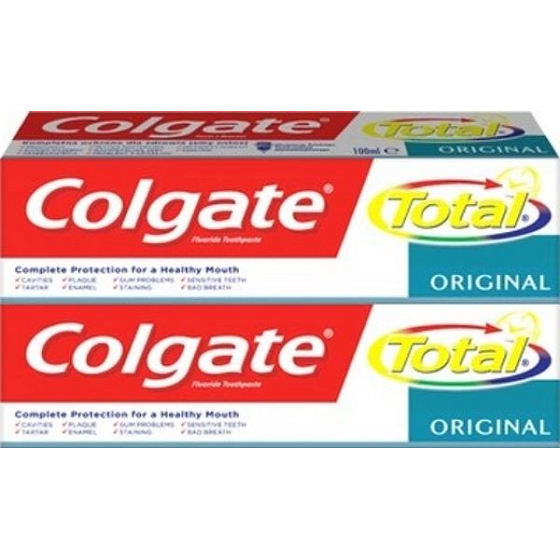 Colgate Total Original toothpaste 2 x 75 ml, duopack