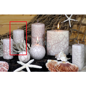 Lima Nevada candle white cylinder 60 x 120 mm 1 piece