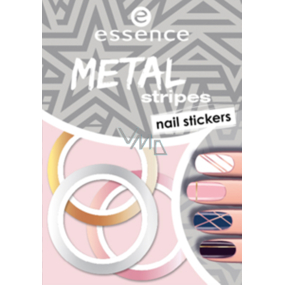 Essence Nail Art Metal Stripes nail stickers 04 1 sheet