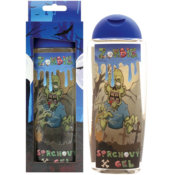 Bohemia Gifts Zombie blue cap shower gel for children 300 ml