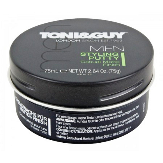 Toni & Guy Men Styling Putty hair wax 75 ml