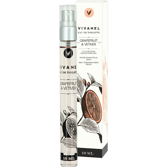 Vivian Gray Vivanel Grapefruit & Vetiver luxury eau de toilette with essential oils for women 10 ml