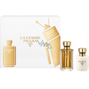 Prada La Femme perfumed water for women 50 ml + body lotion 100 ml, gift set