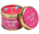 Bomb Cosmetics Star diva Scented natural, handmade candle in a tin can burn for up to 35 hours