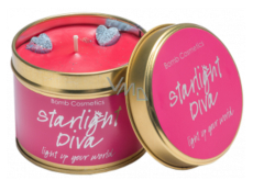 Bomb Cosmetics Star diva Scented natural, handmade candle in a tin can burn for up to 35 hours