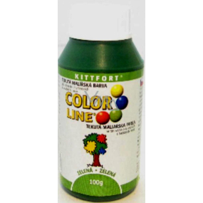 Kittfort Color Line liquid paint green 100 g