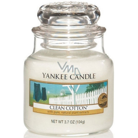 Yankee Candle Clean Cotton - Pure cotton scented candle Classic small glass 104 g