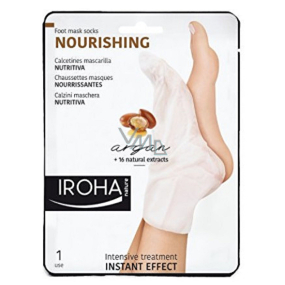Iroha Nourishing Nourishing mask for feet and nails with argan oil 2 x 9 ml