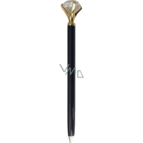 Albi Ballpoint pen with crystals Black 13.7 cm