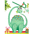 Nekupto Gift paper bag 32.5 x 26 x 13 cm Dino 1720 50 KFL