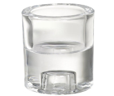 Bolsius Candlestick glass 2in1 for votive and narrow candle 60 x 65 mm