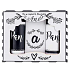Bohemia Gifts Mr. and Mrs. shower gel 2 x 100 ml + bath salt 110 g, cosmetic set for newlyweds