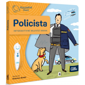 Albi Magic reading interactive mini-book Policeman, age 5+