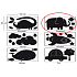 Apli Chalkboard Sticker - Elephant 60 x 100 cm