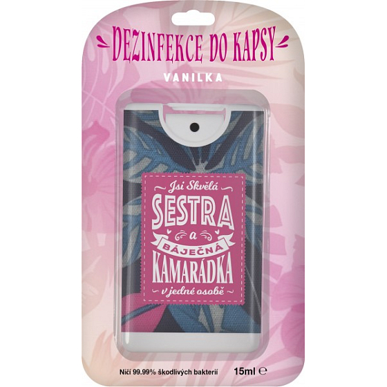 Albi Disinfection in a pocket with the scent of vanilla Wonderful sister 15 ml