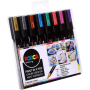 Posca Universal acrylic marker set 1,8 - 2,5 mm Mix of metallic colours 8 pieces PC-5M