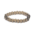 Quartz smoke bracelet elastic natural stone, ball 8 mm / 16-17 cm, the most perfect healer