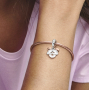 Sterling silver 925 Disney Mickey Mouse - be yourself, 2in1 pendant bracelet
