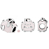 Sterling silver 925 Travel suitcase, travel bracelet bead