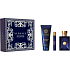 Versace Dylan Blue pour Homme eau de toilette 100 ml + shower gel 150 ml + eau de toilette 10 ml, gift set for men