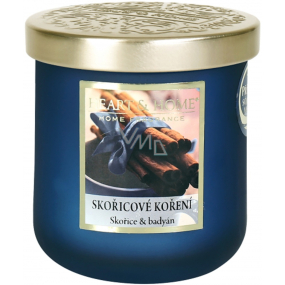 Heart & Home Cinnamon spice soy scented candle medium burns up to 30 hours 110 g
