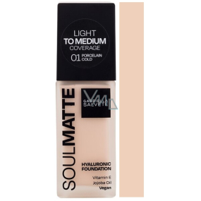 Gabriella Salvete Soulmatte make-up 01 Cold Porcelain 30 ml