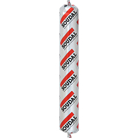 Soudal Butyrub single-component sealant, gray, 600 ml