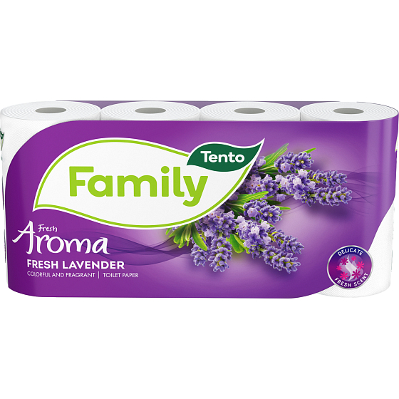 This Fresh Aroma Lavender 2-ply toilet paper, 8 rolls, roll 17.8 m